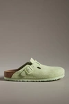 Birkenstock Boston Soft Footbed Clogs In Green