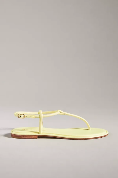 By Anthropologie T-strap Sandals In Green