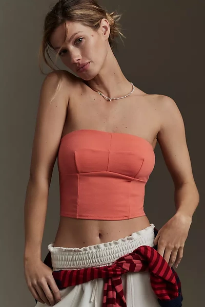 By Anthropologie Cotton Tube Top In Pink