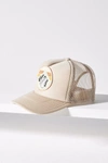 Friday Feelin Take A Hike Trucker Hat In Beige