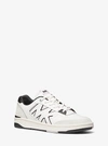 Michael Kors Rebel Leather Sneaker In Black