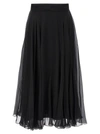 Dolce & Gabbana High-waisted Pleated Midi Skirt