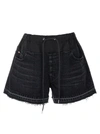 Sacai Drawstring-waist Denim Shorts