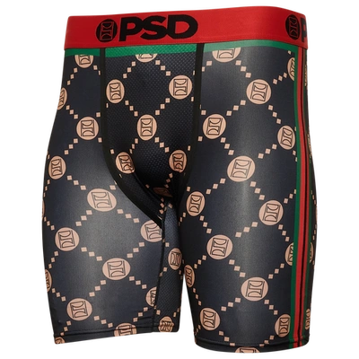 Psd Mens  Emblem Luxe Underwear In Gold/black/red