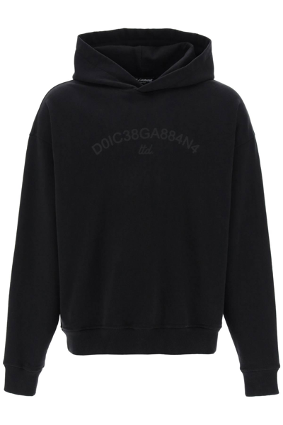 Dolce & Gabbana Cotton Sweatshirt In Black