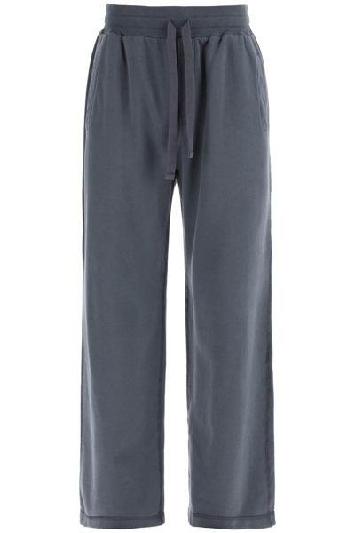 Dolce & Gabbana Cotton Jogger Pants For In Grey