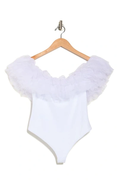 Free People Big Love Bodysuit In White