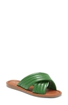 Seychelles Word For Word Slide Sandal In Green