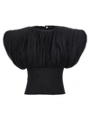 Rick Owens Tatlin Wide-shoulders Crop Top
