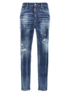 Dsquared2 Paint-splatter Distressed Tapered Jeans
