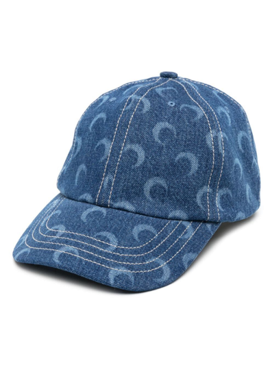 Marine Serre Baseball Hat In Blue