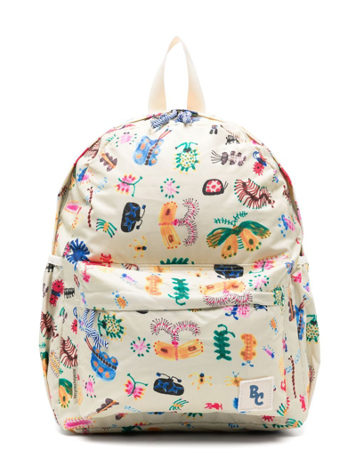 Bobo Choses Funny Insects All Over Backpack In White