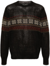 OUR LEGACY BASE ROUNDNECK SWEATER,M2243BD