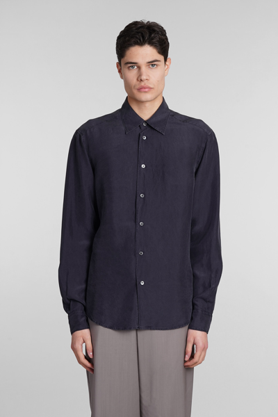 Barena Venezia Maridola Shirt In Blue Silk