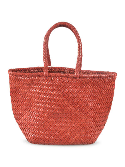 Dragon Diffusion Grace Basket Small Shopper Bag In Red