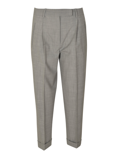 Ql2 Classic Plain Trousers In Gray