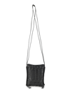 Hereu Flat Square Woven Crossbody Bag In Black