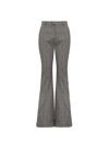 Vivienne Westwood Flared Checkered Stretch-cotton Trousers In Prince Of Wales
