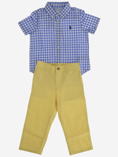 Polo Ralph Lauren Kids' Cotton Outfit Set In Red