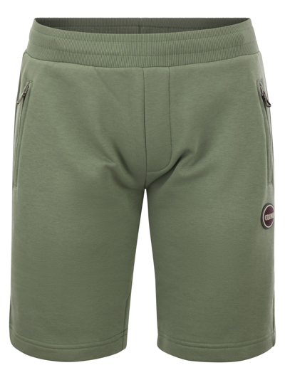Colmar Plush Bermuda Shorts With Pocket In Green