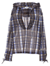 FERRAGAMO CHECK BLOUSE