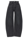 ALEXANDER WANG OVERSIZED ROUNDED JEANS