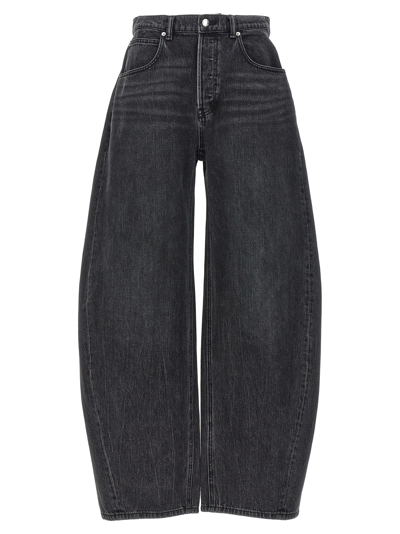 ALEXANDER WANG OVERSIZED ROUNDED JEANS