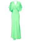 Pinko Light Green Dolcetto Dress In Green