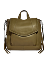 Aimee Kestenberg Women's All For Love Leather Convertible Backpack In Soft Olive