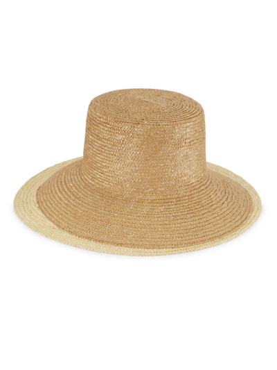 Eugenia Kim Women's Annabelle Wide-brim Straw Sun Hat In Camel