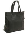 LE DONNE LE DONNE SLIP POCKET LARGE LEATHER TOTE