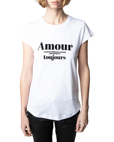 Zadig & Voltaire Skinny T-shirt In White