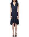 Zadig & Voltaire Roberty Leopard Print Silk Jacquard Dress