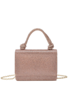 Tiffany & Fred Paris Glitter Top Handle Crossbody In Gold