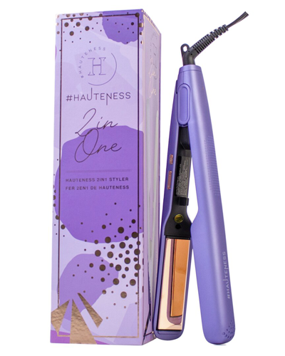 Hautness Hauteness Unisex 24.6oz 2inone Digital Rose Gold Titanium Straightener In White