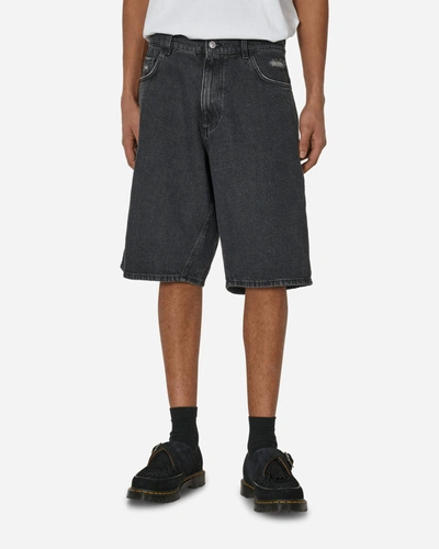 Alyx Distressed Carpenter Shorts Washed In Black