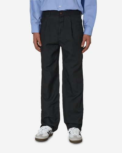 Comme Des Garçons Homme Deux Double Front Trousers In Black