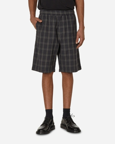 Our Legacy Drape Shorts Dinner Date Check In Multicolor