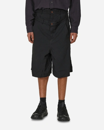 Comme Des Garçons Homme Deux Multi-layer Shorts In Black