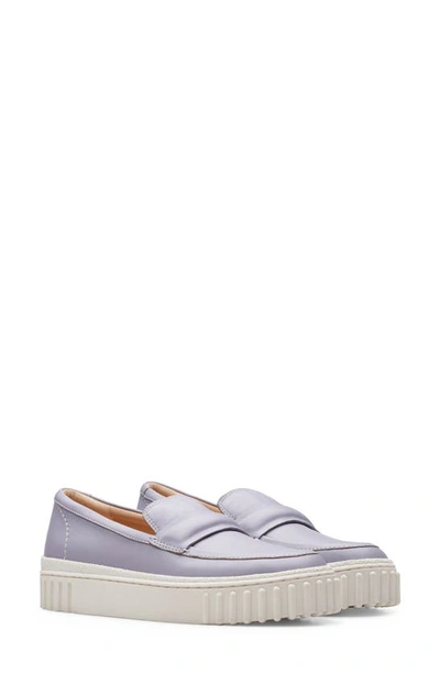 Clarks Mayhill Cove Loafer In Lilac Leather
