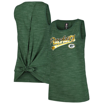 New Era Green Green Bay Packers  Space Dye Active Tank Top