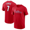 Nike Trea Turner Philadelphia Phillies Fuse  Men's Mlb T-shirt In Red
