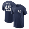 Nike Gerrit Cole New York Yankees Fuse  Men's Mlb T-shirt In Blue