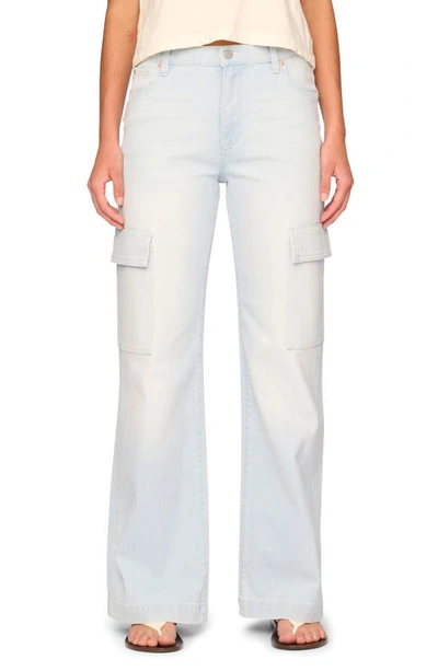 DL1961 ZOIE RELAXED WIDE LEG CARGO JEANS