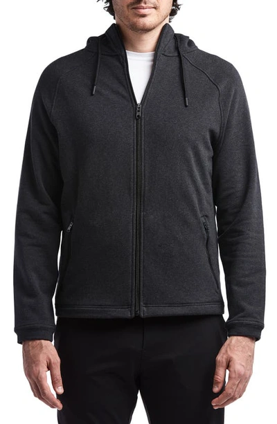 Public Rec Men's Mid-weight French Terry Full-zip Jacket In Heather Charcoal