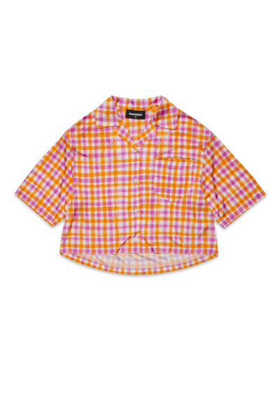 Dsquared2 Kids Checked Short In Multi