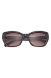 Ted Baker 55mm Cat Eye Sunglasses In Black