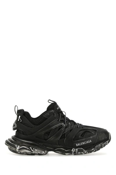 Balenciaga Track 褪色效果运动鞋 In Black