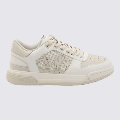 Amiri Classic Logo-embellished Leather Low-top Trainers In Alabaster