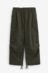 Carhartt Cotton Cargo Trousers In Green